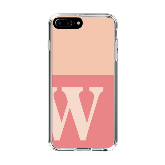 Slim Protection Case［ Original - initial two tone - W pink ］