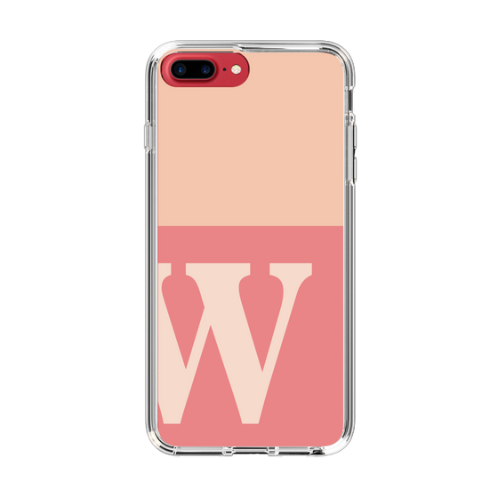 Slim Protection Case［ Original - initial two tone - W pink ］