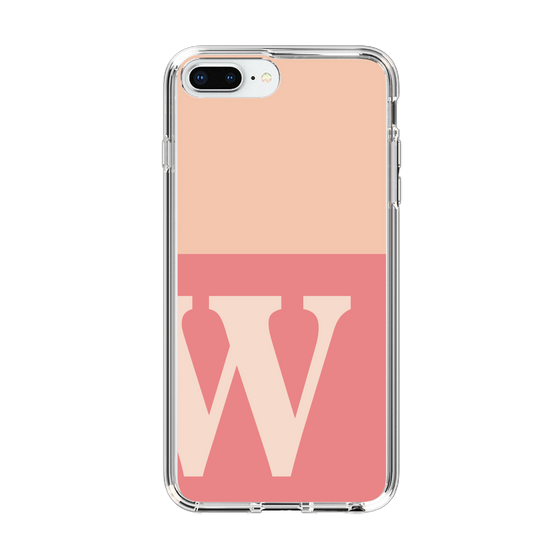 Slim Protection Case［ Original - initial two tone - W pink ］