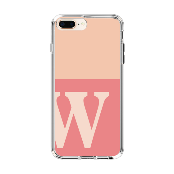 Slim Protection Case［ Original - initial two tone - W pink ］
