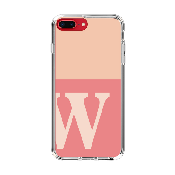 Slim Protection Case［ Original - initial two tone - W pink ］