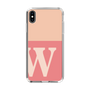 Slim Protection Case［ Original - initial two tone - W pink ］