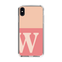 Slim Protection Case［ Original - initial two tone - W pink ］