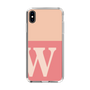 Slim Protection Case［ Original - initial two tone - W pink ］