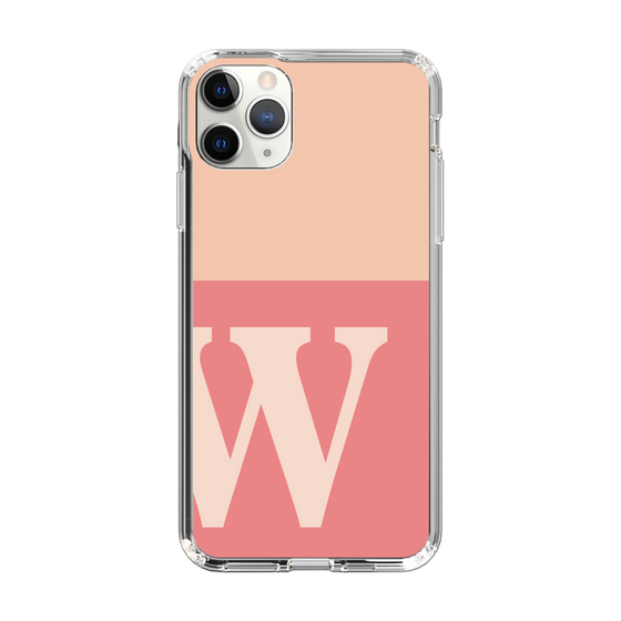 Slim Protection Case［ Original - initial two tone - W pink ］