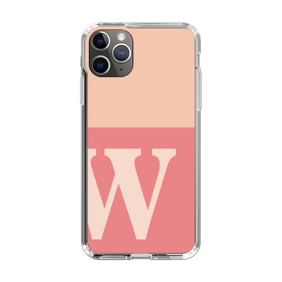 Slim Protection Case［ Original - initial two tone - W pink ］