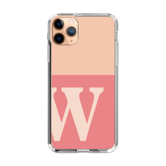 Slim Protection Case［ Original - initial two tone - W pink ］