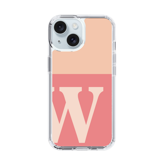 Slim Protection Case［ Original - initial two tone - W pink ］