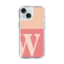 Slim Protection Case［ Original - initial two tone - W pink ］