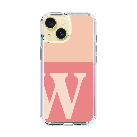 Slim Protection Case［ Original - initial two tone - W pink ］