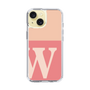 Slim Protection Case［ Original - initial two tone - W pink ］