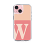 Slim Protection Case［ Original - initial two tone - W pink ］