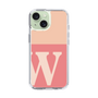Slim Protection Case［ Original - initial two tone - W pink ］