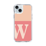 Slim Protection Case［ Original - initial two tone - W pink ］
