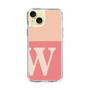 Slim Protection Case［ Original - initial two tone - W pink ］