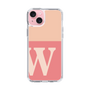 Slim Protection Case［ Original - initial two tone - W pink ］