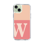 Slim Protection Case［ Original - initial two tone - W pink ］