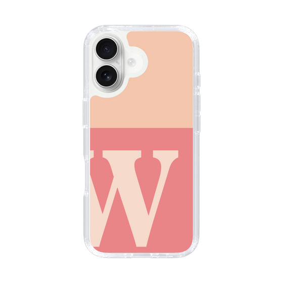 Slim Protection Case［ オリジナル - initial two tone - W pink ］