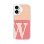 Slim Protection Case［ オリジナル - initial two tone - W pink ］