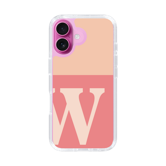 Slim Protection Case［ オリジナル - initial two tone - W pink ］