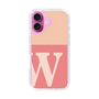 Slim Protection Case［ オリジナル - initial two tone - W pink ］