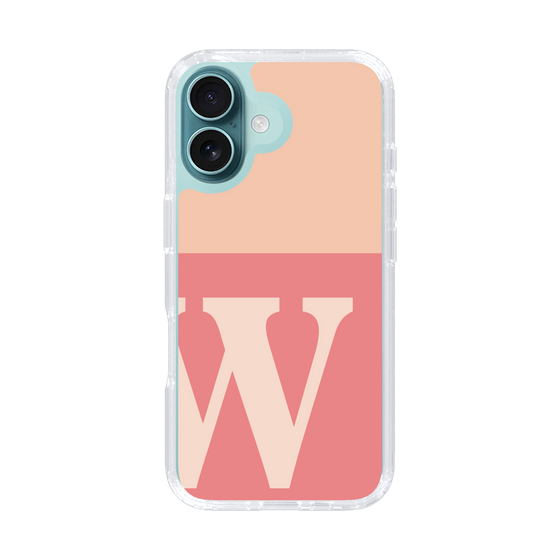 Slim Protection Case［ オリジナル - initial two tone - W pink ］