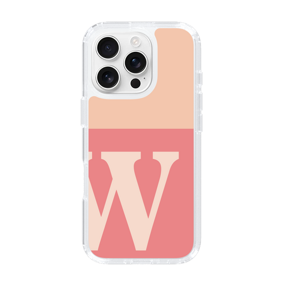 Slim Protection Case［ オリジナル - initial two tone - W pink ］