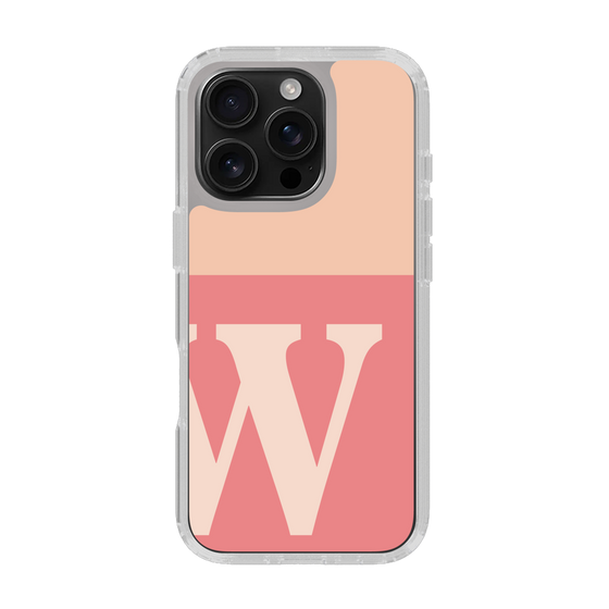 Slim Protection Case［ オリジナル - initial two tone - W pink ］