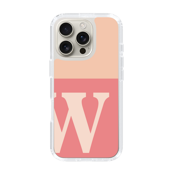 Slim Protection Case［ オリジナル - initial two tone - W pink ］