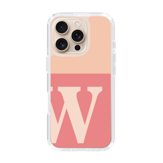 Slim Protection Case［ オリジナル - initial two tone - W pink ］