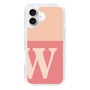 Slim Protection Case［ オリジナル - initial two tone - W pink ］