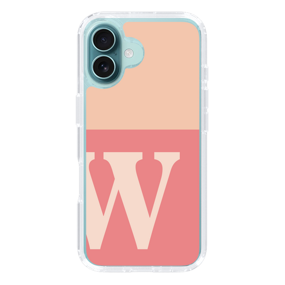 Slim Protection Case［ オリジナル - initial two tone - W pink ］