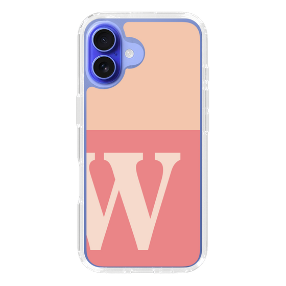 Slim Protection Case［ オリジナル - initial two tone - W pink ］