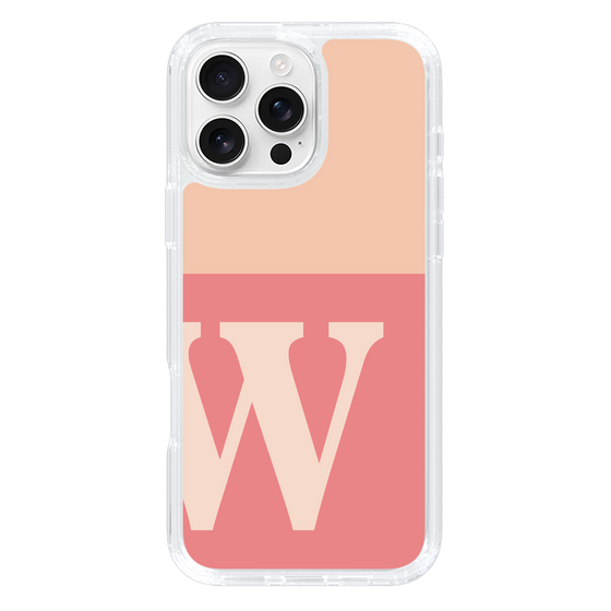 Slim Protection Case［ オリジナル - initial two tone - W pink ］