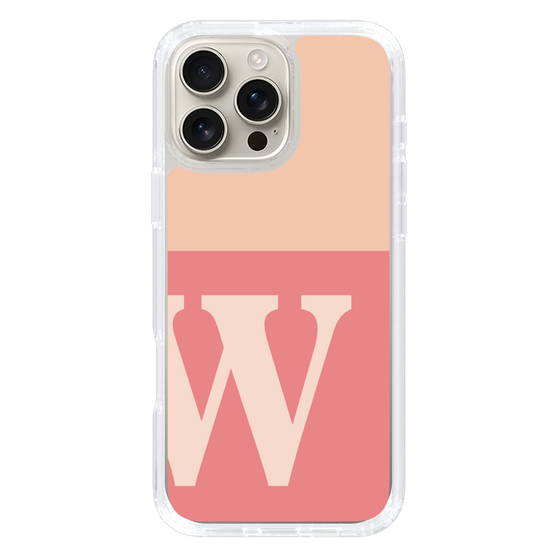 Slim Protection Case［ オリジナル - initial two tone - W pink ］