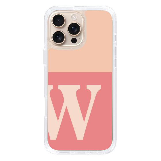 Slim Protection Case［ オリジナル - initial two tone - W pink ］