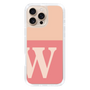 Slim Protection Case［ オリジナル - initial two tone - W pink ］