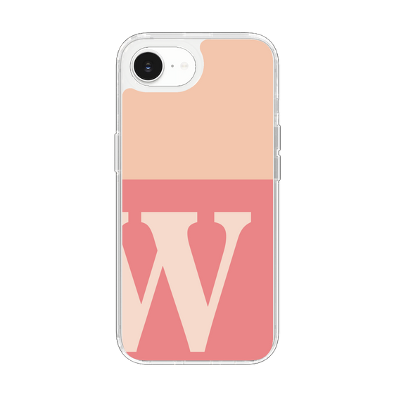Slim Protection Case［ Original - initial two tone - W pink ］