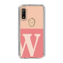 Slim Protection Case［ Original - initial two tone - W pink ］