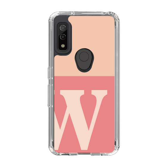 Slim Protection Case［ Original - initial two tone - W pink ］