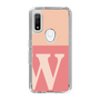 Slim Protection Case［ Original - initial two tone - W pink ］