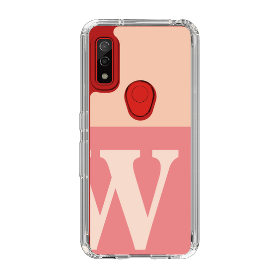 Slim Protection Case［ Original - initial two tone - W pink ］
