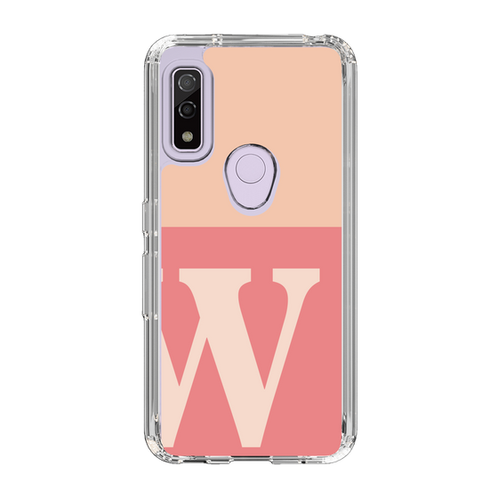 Slim Protection Case［ Original - initial two tone - W pink ］