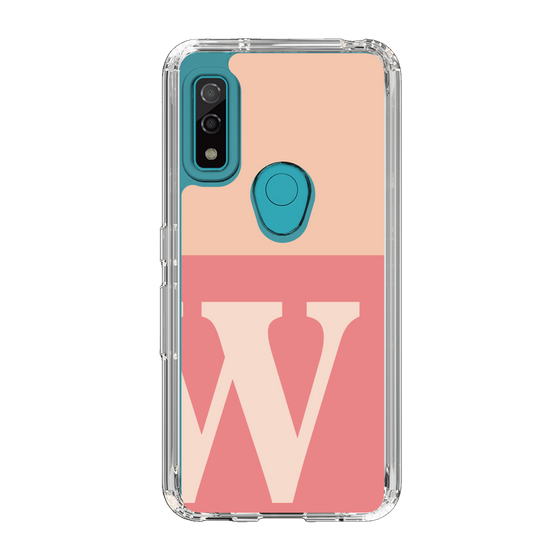 Slim Protection Case［ Original - initial two tone - W pink ］
