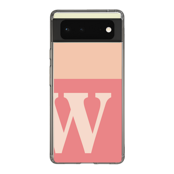Slim Protection Case［ Original - initial two tone - W pink ］