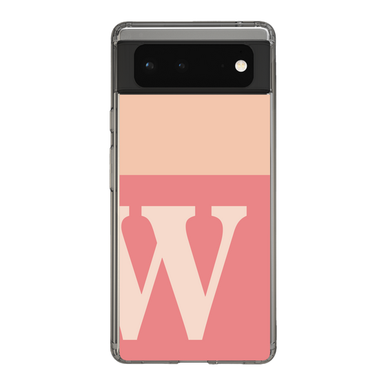 Slim Protection Case［ Original - initial two tone - W pink ］