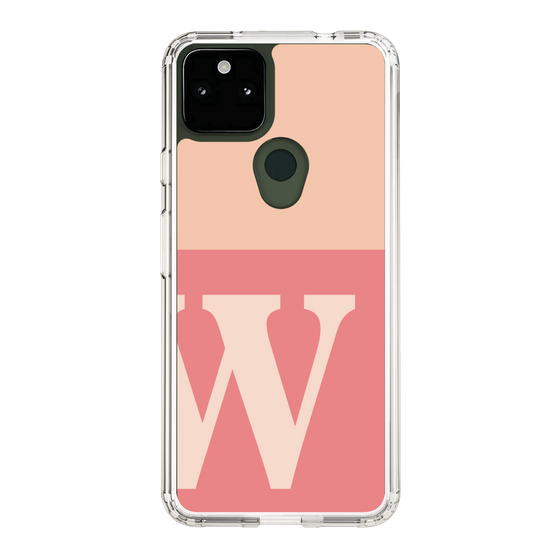 Slim Protection Case［ Original - initial two tone - W pink ］