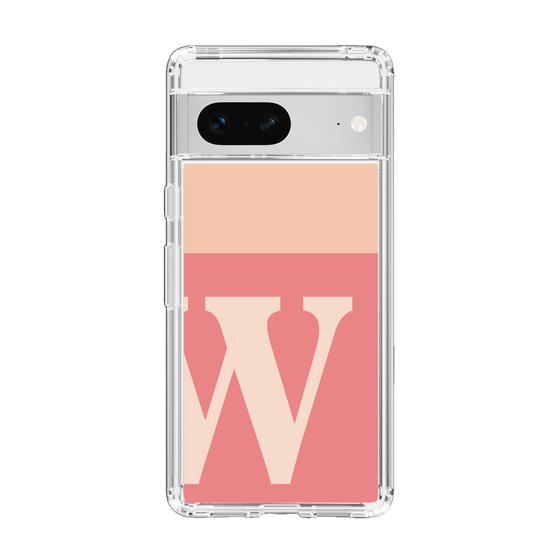 Slim Protection Case［ Original - initial two tone - W pink ］