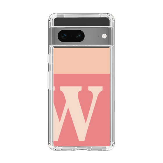 Slim Protection Case［ Original - initial two tone - W pink ］