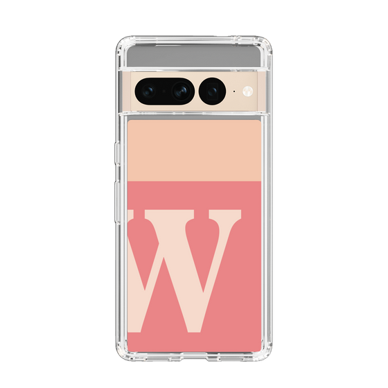 Slim Protection Case［ Original - initial two tone - W pink ］